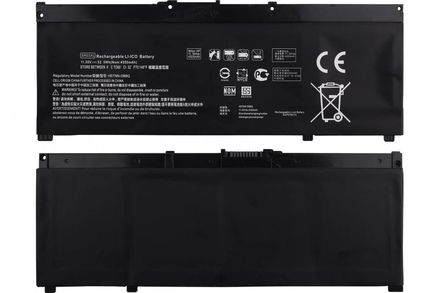 Батарея до ноутбука HP (SR03XL) Pavilion 15-CX Envy X360 15-CN | 11.55V 52.50 Wh | Replacement