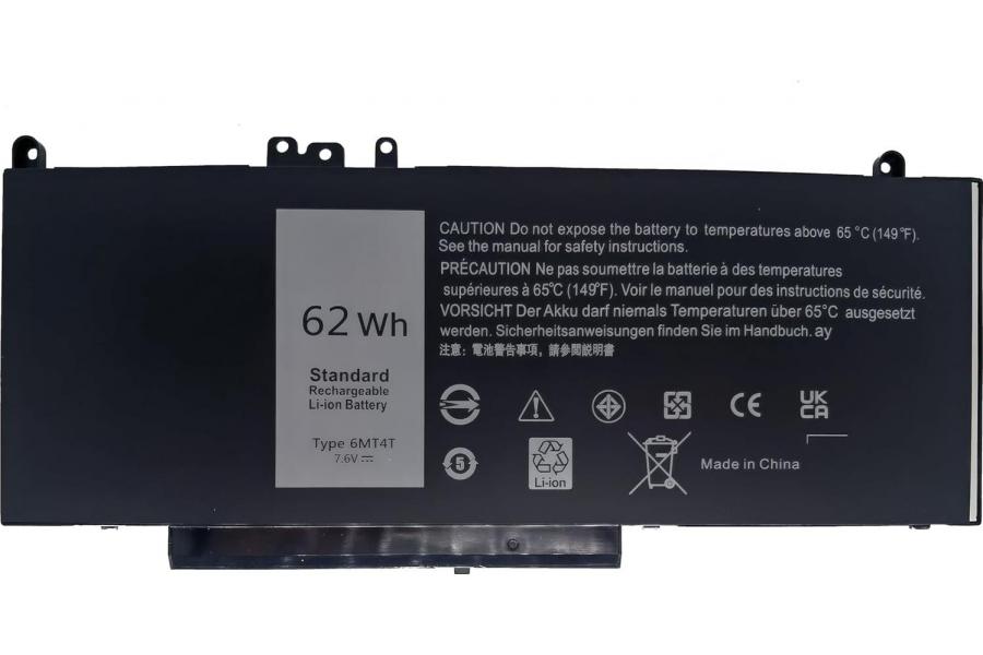 Батарея до ноутбука DELL (6MT4T) Latitude E5270 E5470 E5570 | 7.6V 62 Wh | Replacement