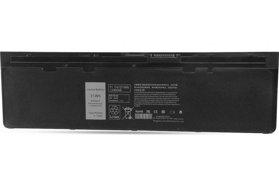 Батарея до ноутбука DELL (WD52H) Latitude E7240 E7250 | 11.1V 31 Wh | Replacement
