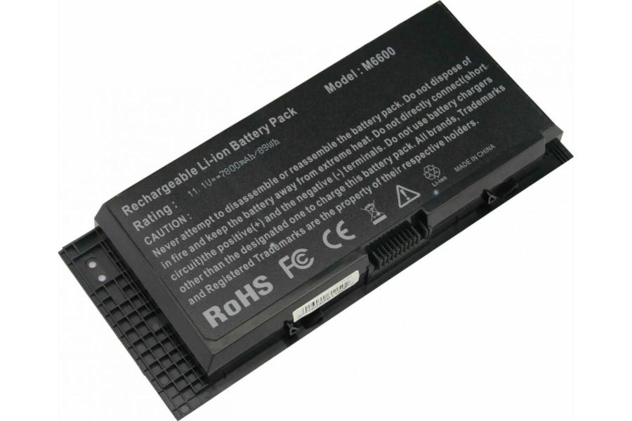 Батарея до ноутбука DELL (312-1176) Precision M4600 M6700 M6800  | 11.1V 73.26 Wh | Replacement