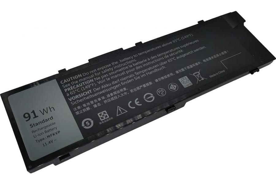 Батарея до ноутбука DELL (MFKVP) Precision 7510 7520 7710  | 11.4V 91 Wh | Replacement
