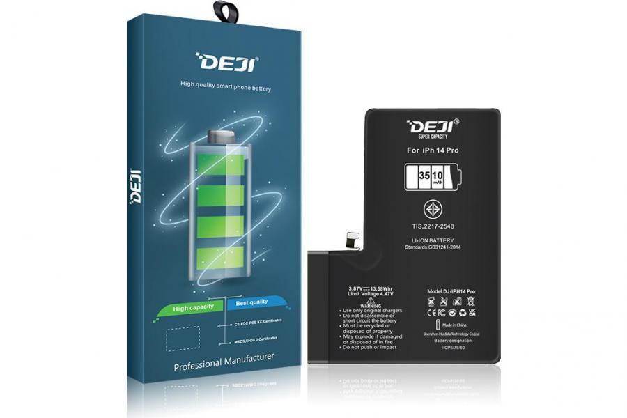 Акумуляторна батарея (3510 mAh) для Apple iPhone 14 Pro (DEJI) підвищеної ємності