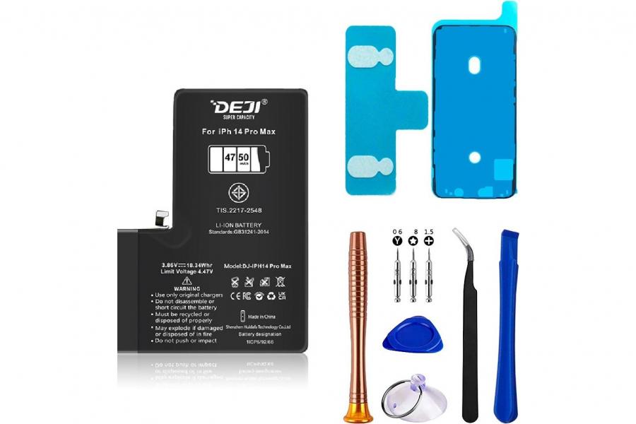 Посилений акумулятор (4750 mAh) для Apple iPhone 14 Pro Max (DEJI) + набір інструментів