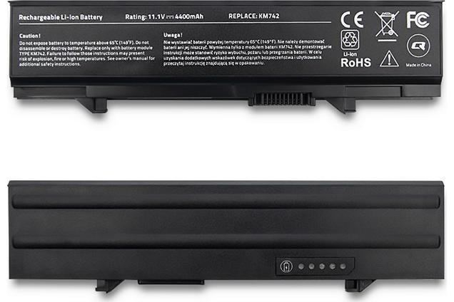 Батарея до ноутбука DELL (KM742) Latitude E5400 E5410 E5500 E5550 | 11.1V 49 Wh | Replacement