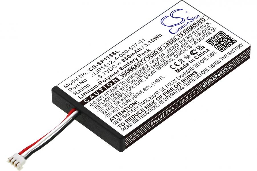 Акумулятор Sony LIP1412 (850 mAh) для PSP GO PSP-NA1006 PSP-N100 (Cameron Sino CS-SP113SL)