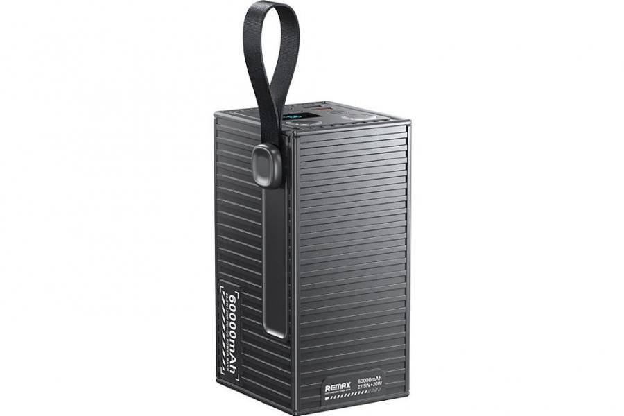 УMБ Remax RPP-609 Pro 60000 mAh Power Bank (Grey) 22.5W швидка зарядка і LED ліхтарик