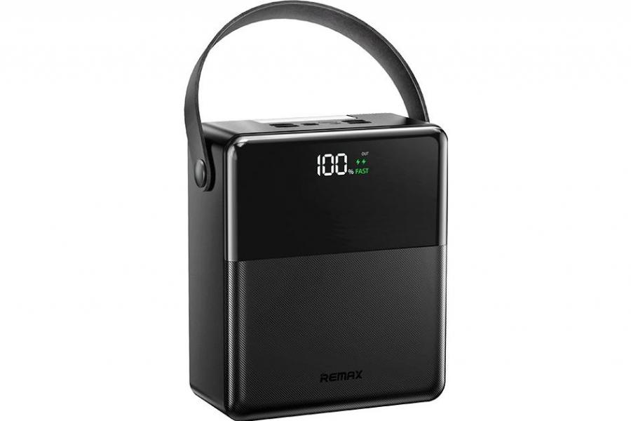 УMБ Remax FP-1 100000 mAh Power Bank (Black) 27W швидка зарядка і LED ліхтарик