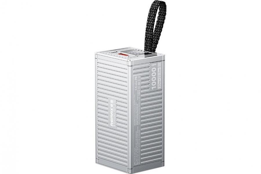 УMБ Remax RPP-673 10000 mAh Power Bank (Silver) 22.5W швидка зарядка і LED ліхтарик