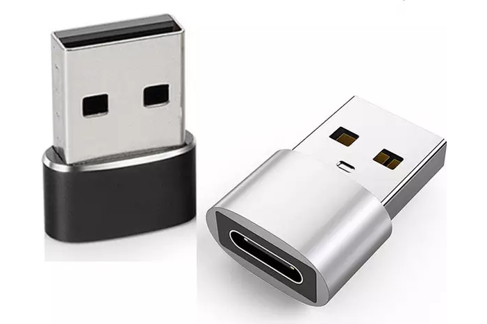 USB-A - Type-C адаптер Mindpure (silver)