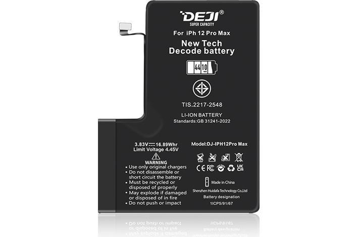 Адаптивний акумулятор (4410 mAh) для iPhone 12 Pro Max A2411 / A2342 / A2410 / A2412 (DEJI) | Розпізнається iOS як оригінал | Не потребує прошивки