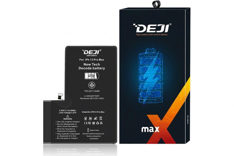 Адаптивний акумулятор (4750 mAh) для iPhone 13 Pro Max (DEJI) | Розпізнається iOS як оригінал | Не потребує прошивки