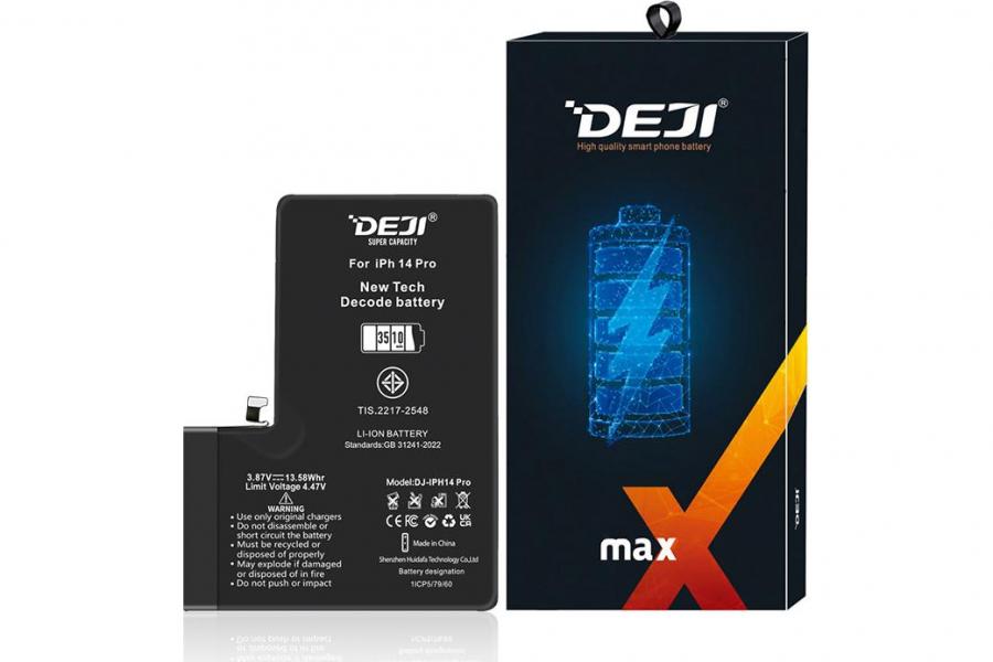 Адаптивний акумулятор (3510 mAh) для iPhone 14 Pro (DEJI) | Розпізнається iOS як оригінал | Не потребує прошивки