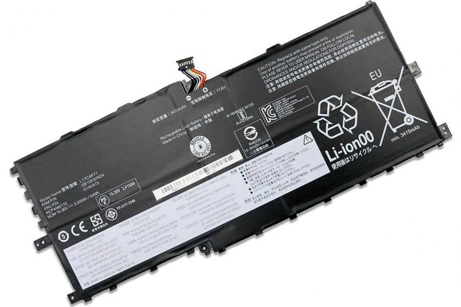 Акумуляторна батарея до ноутбука Lenovo ThinkPad X1 Yoga 3rd (L17C4P71) | 15.36V 54 Wh | Replacement