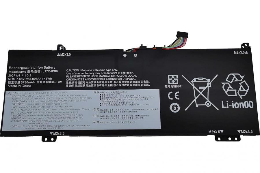 Акумуляторна батарея до ноутбука Lenovo IdeaPad 530s-14 (L17M4PB0) | 7.68V 45 Wh | Replacement