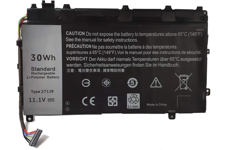 Акумуляторна батарея до ноутбука DELL Latitude 13 7350 (271J9) | 11.1V 30 Wh | Replacement