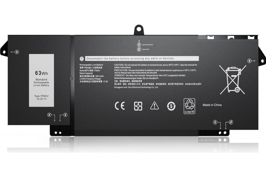 Акумуляторна батарея до ноутбука DELL Latitude 7420 (7FMXV) | 15.2V 63 Wh | Replacement