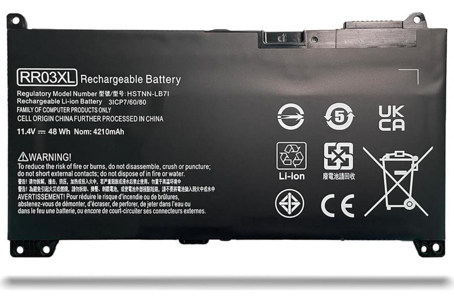 Акумуляторна батарея до ноутбука HP ProBook 430 G5 (RR03XL) | 11.4V 48 Wh | Replacement