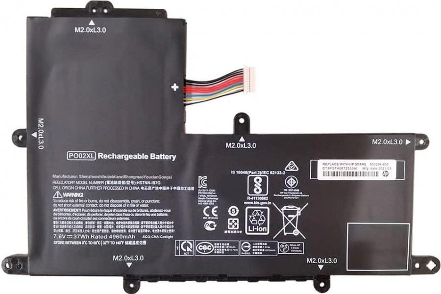 Акумуляторна батарея до ноутбука HP Stream 11-R002NP (PO02XL) | 7.6V 37 Wh | Replacement