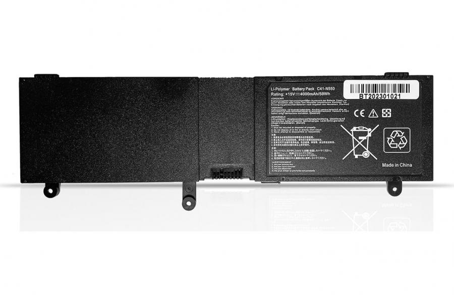 Акумуляторна батарея до ноутбука Asus N550 (C41-N550) | 15V 59 Wh | Replacement