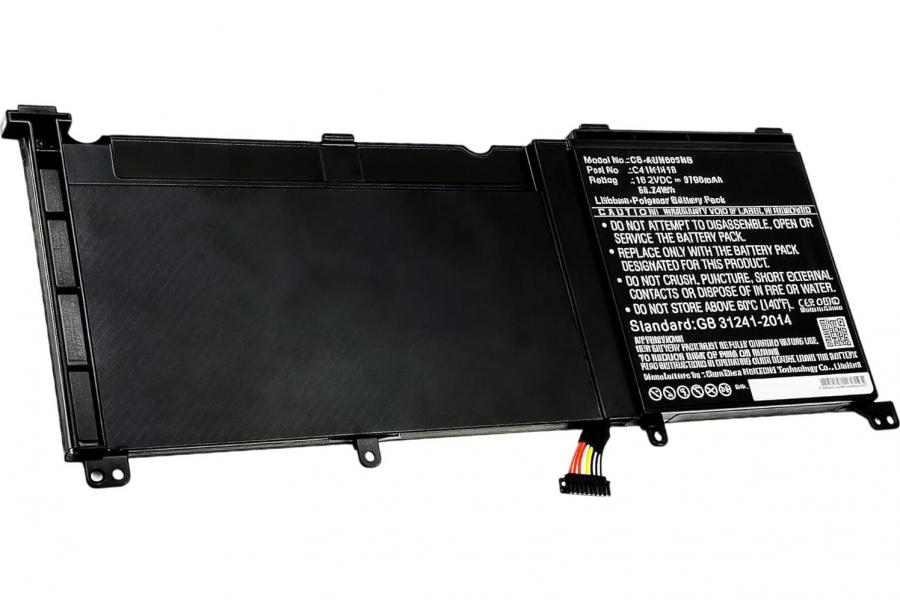 Акумуляторна батарея до ноутбука Asus G501 (C41N1416) | 15.2V 60 Wh | Replacement