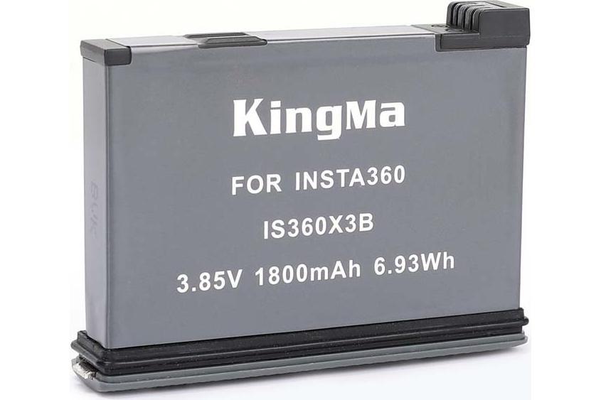 Акумулятор Insta IS360X3B (KingMa) для Insta360 X3 (1800 mAh, 3.85V, 6.93 Wh)