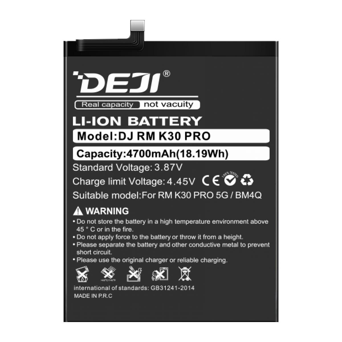 Kit Batterie 4700mAh Pour Xiaomi Redmi K30 Pro / Poco F2 Pro – Neuf Avec Outils Inclus