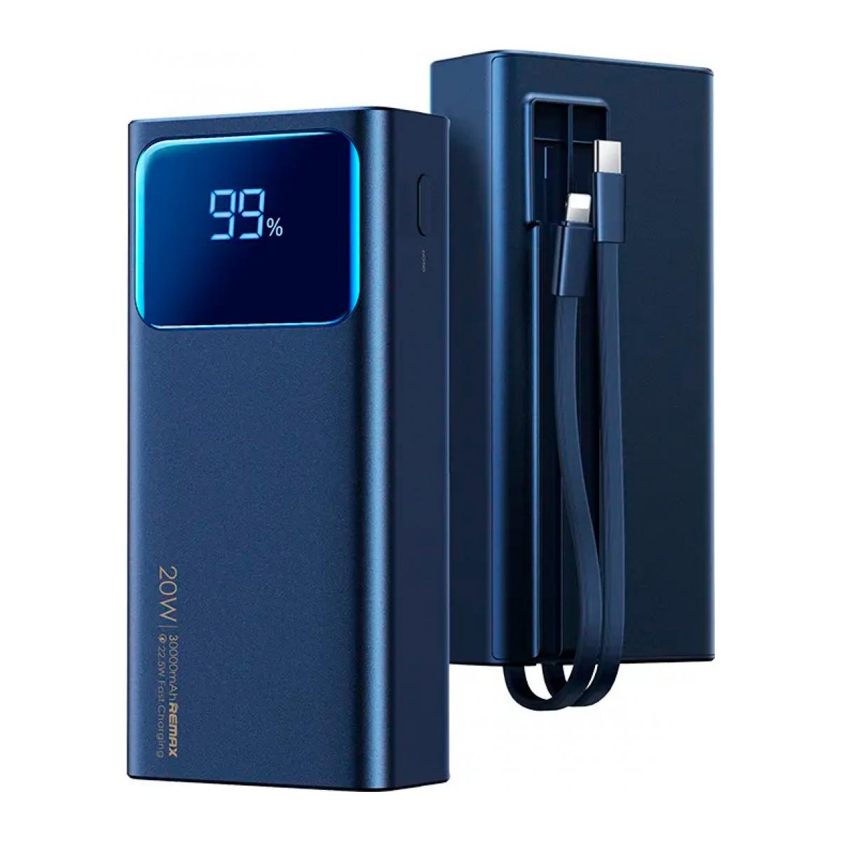 Повербанк Remax RPP-320 (Blue) 30000 mAh Power Bank PD20W+QC22.5W ...