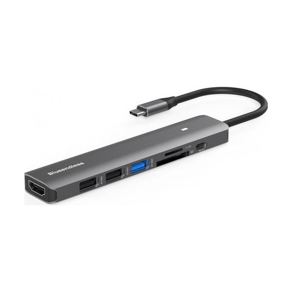 USB-C 7-in-1 Blueendless HC703