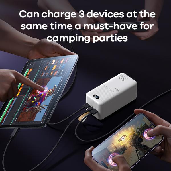 Remax 50000 mAh RPP-117 Black (LED+PD+QC)