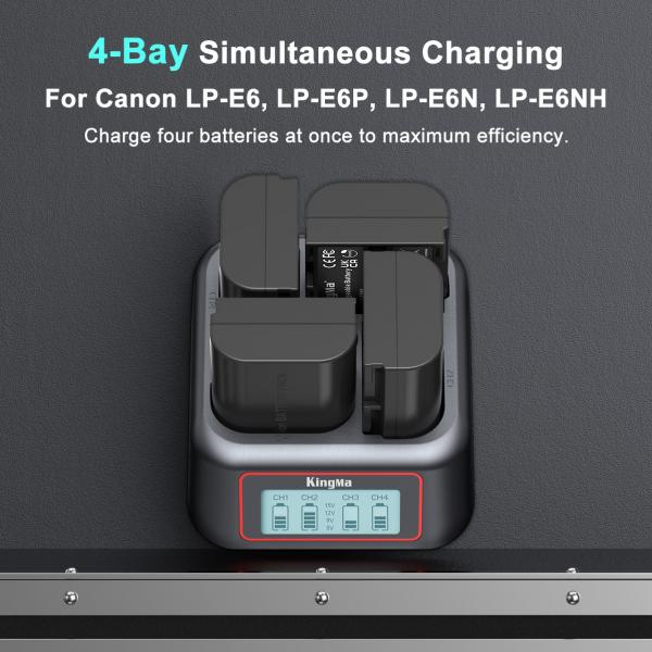 KingMa BM069-LPE6 на 4 батареї