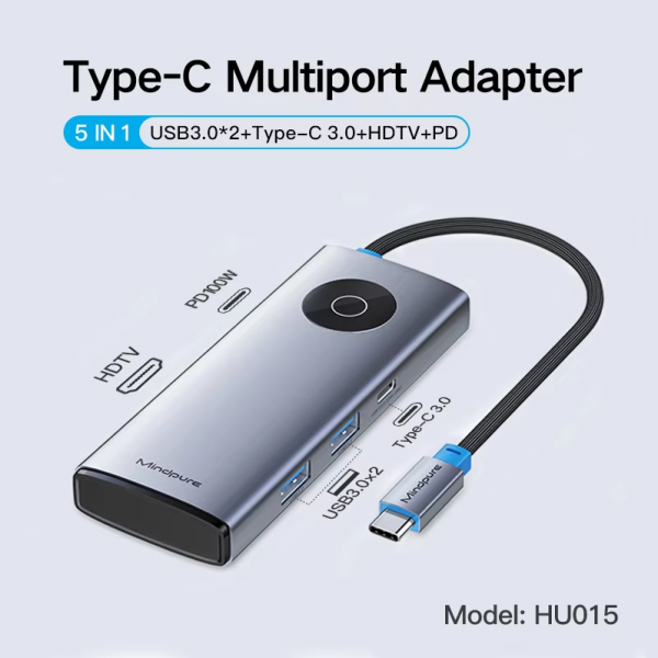 USB-C 10-in-1 Blueendless HC106 