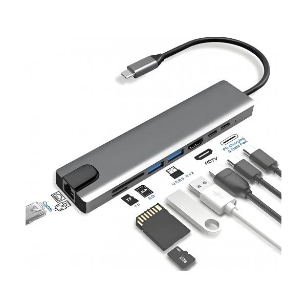 USB-C 10-in-1 Blueendless HC106 