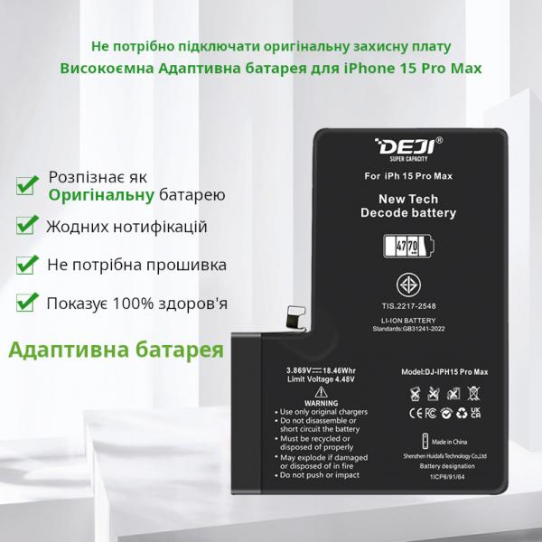 iPhone 15 Pro Max (DEJI) Адаптивний