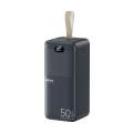 Remax 50000 mAh RPP-117 Black (LED+PD+QC)
